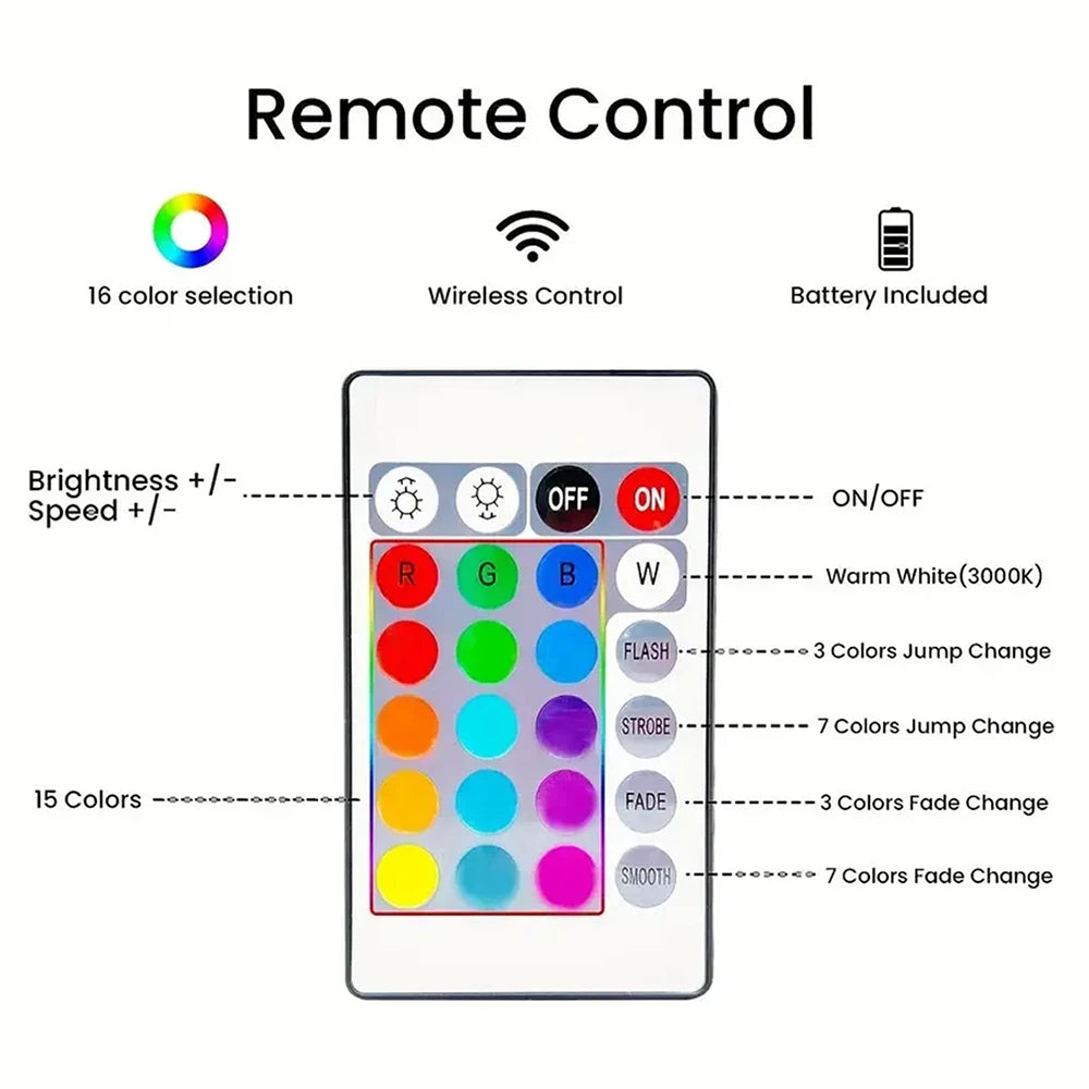 Smart LED Strip Lights with Remote Control