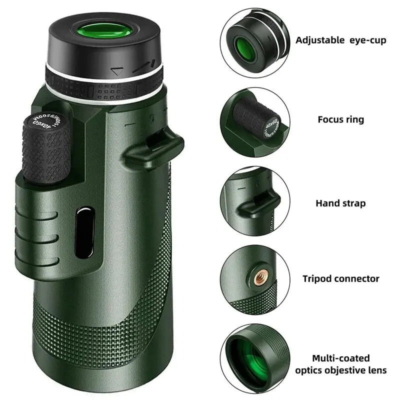 Portable Zoom HD 5000M Telescope