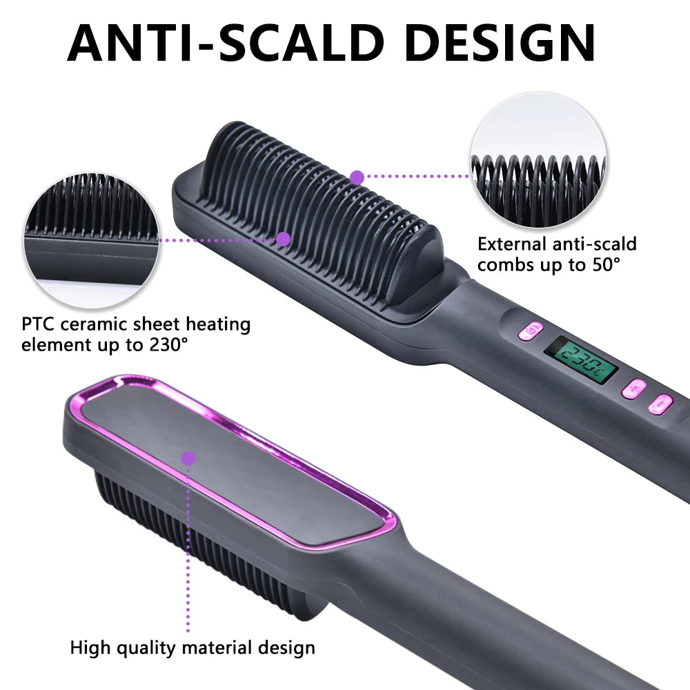 Electric Hot Straightener Comb