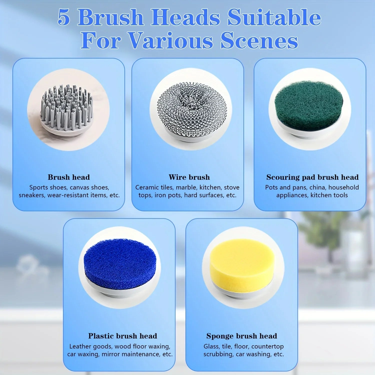 5-in-1 Electric Cleaning Brush