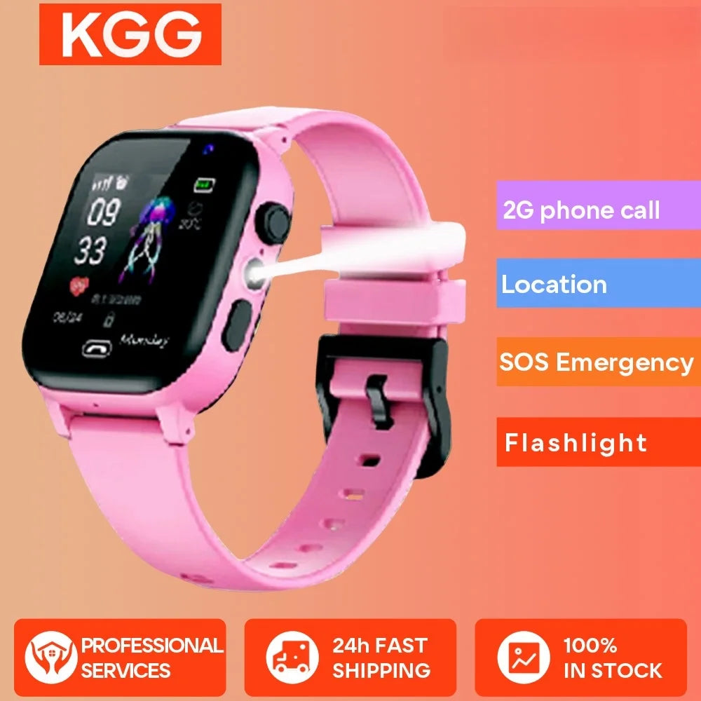 SafeKid Watch - The Ultimate Kids' Smartwatch for Safety & Fun