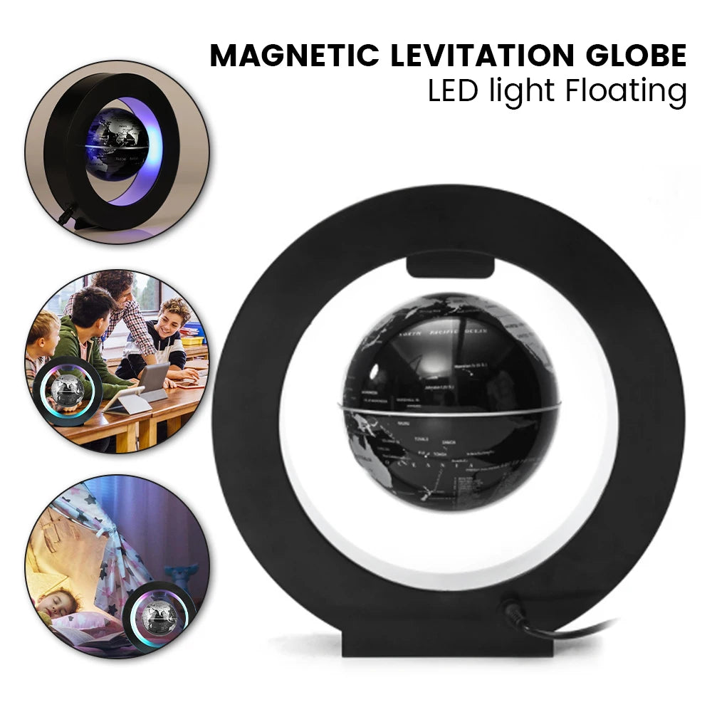 World Map Magnetic Levitation Globe