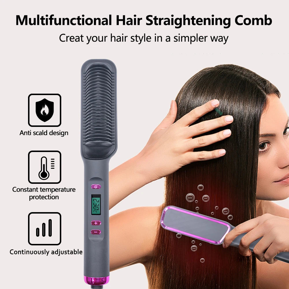 Electric Hot Straightener Comb