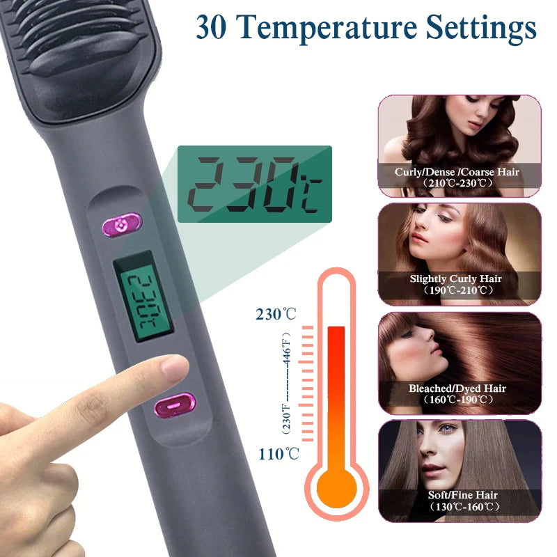 Electric Hot Straightener Comb