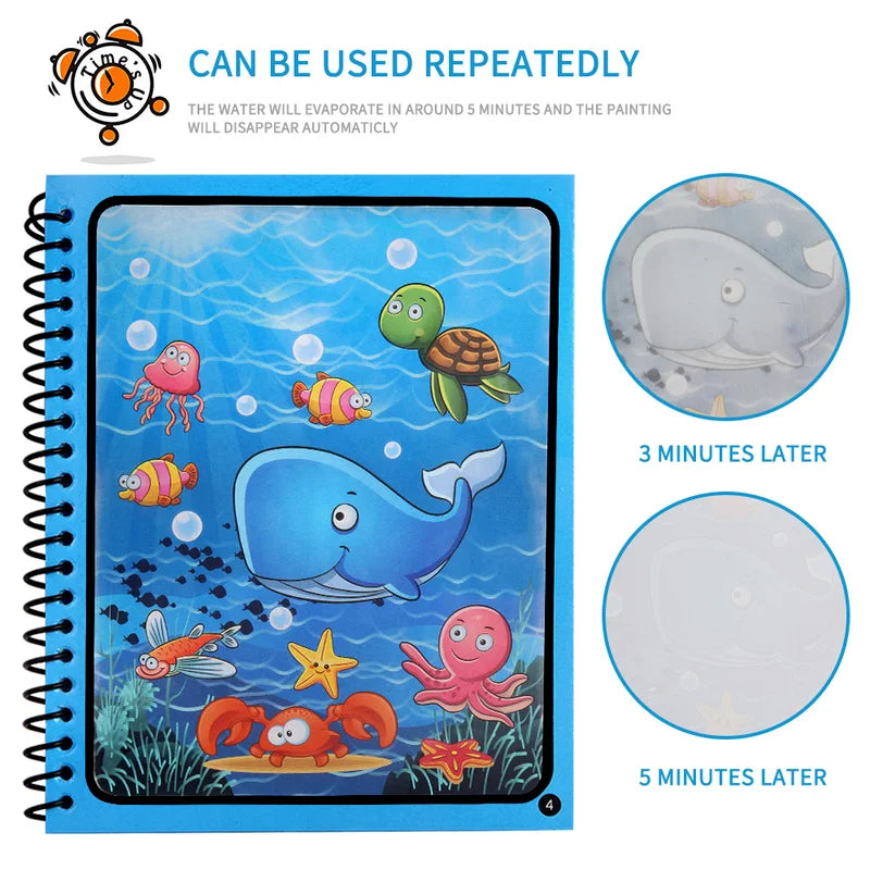 AquaArt Magic Water Drawing Book