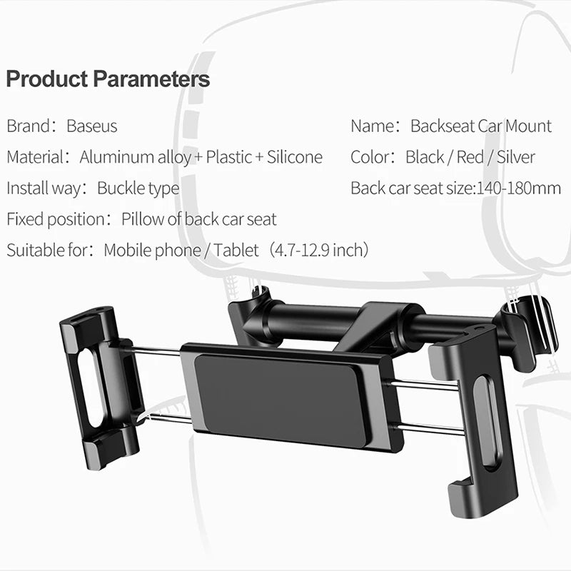 Car Back Seat Tabled & Phone Holder