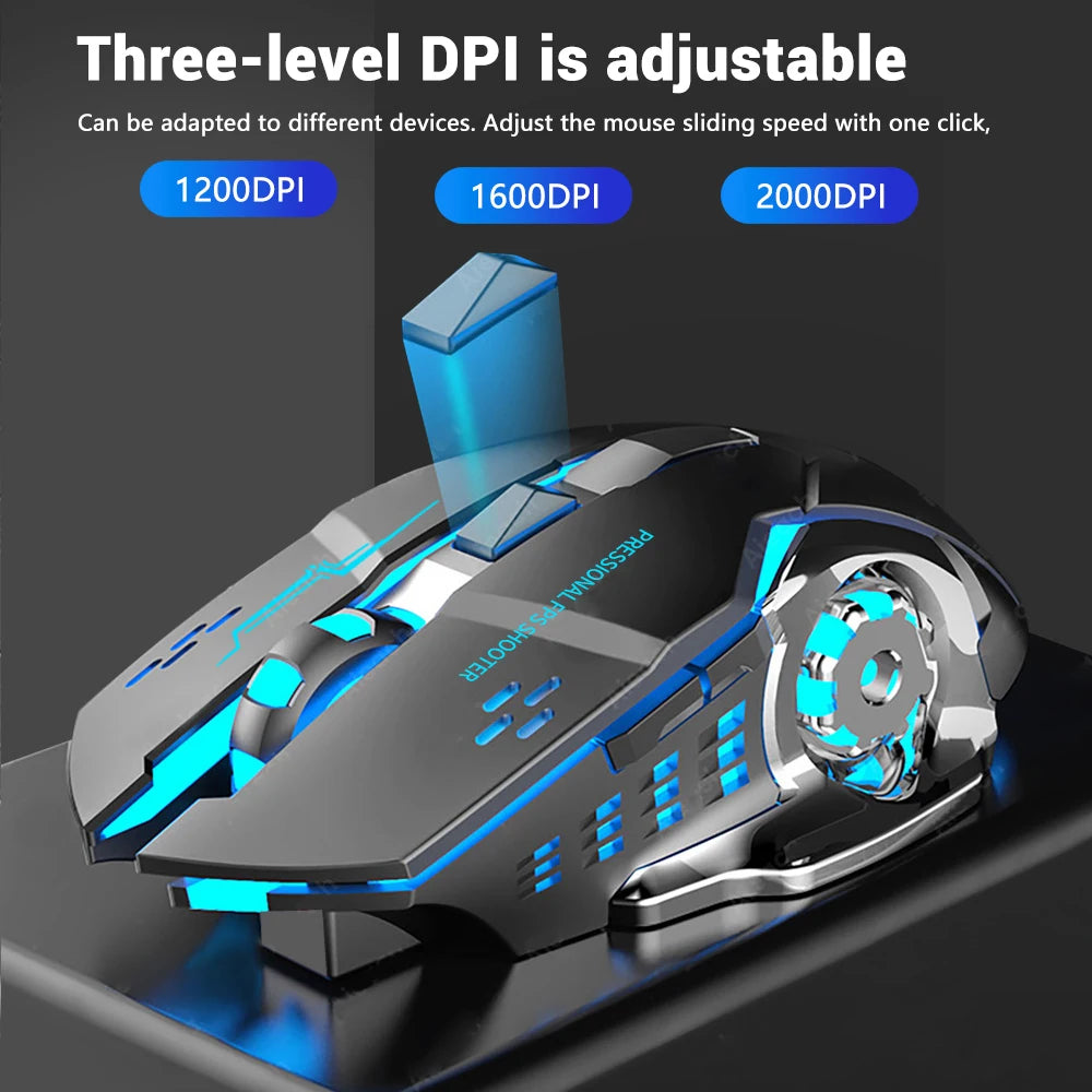 Rechargeable Wireless Gaming Mouse