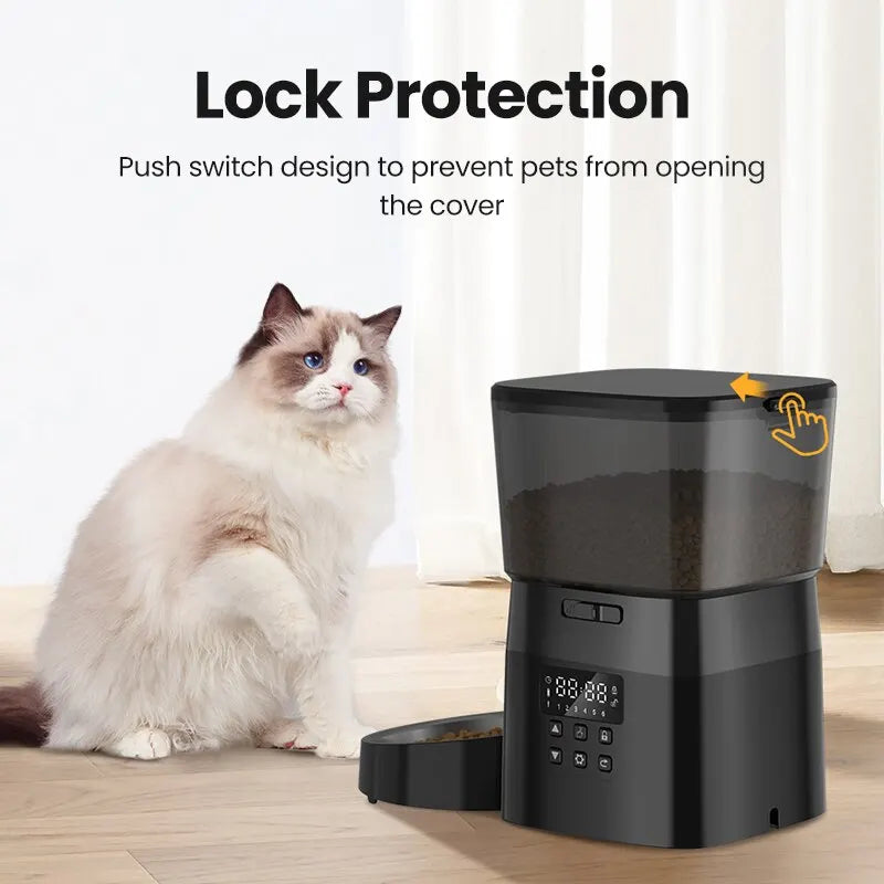 Automatic Food Dispenser for Cats and Dogs