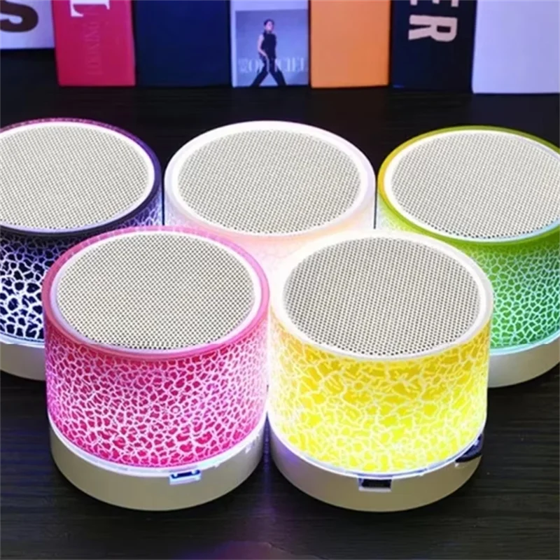 Mini Bluetooth Speaker with Colorful LED Lights