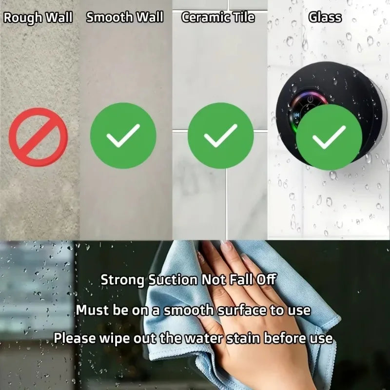 Bathroom Waterproof Bluetooth Speaker