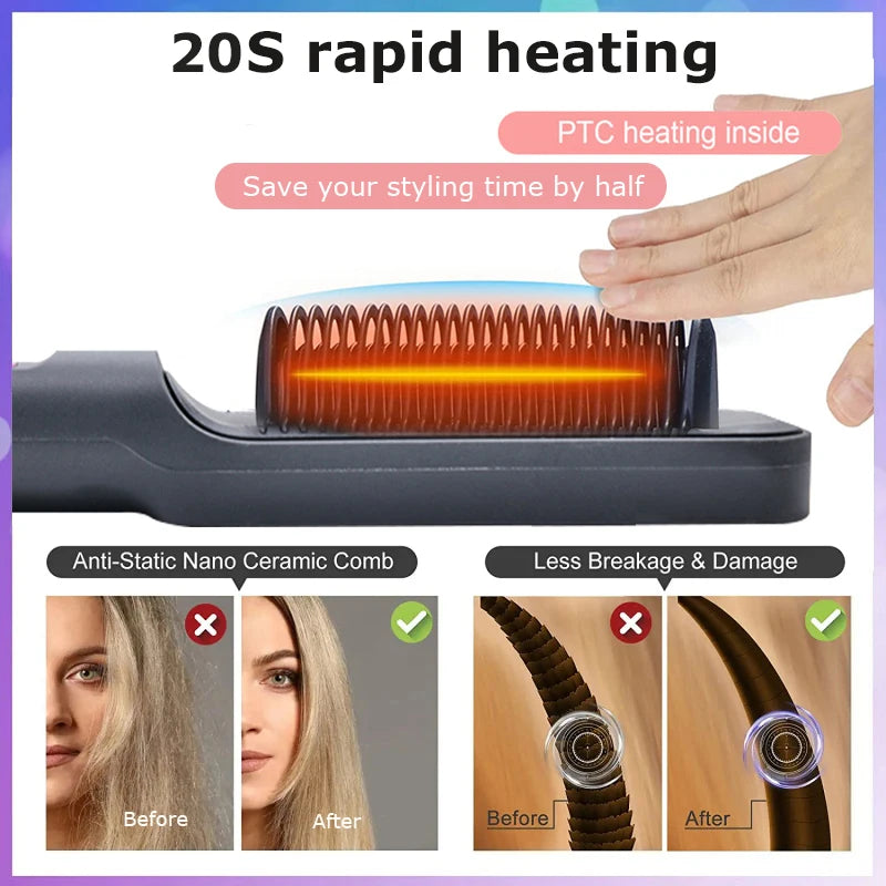 Electric Hot Straightener Comb