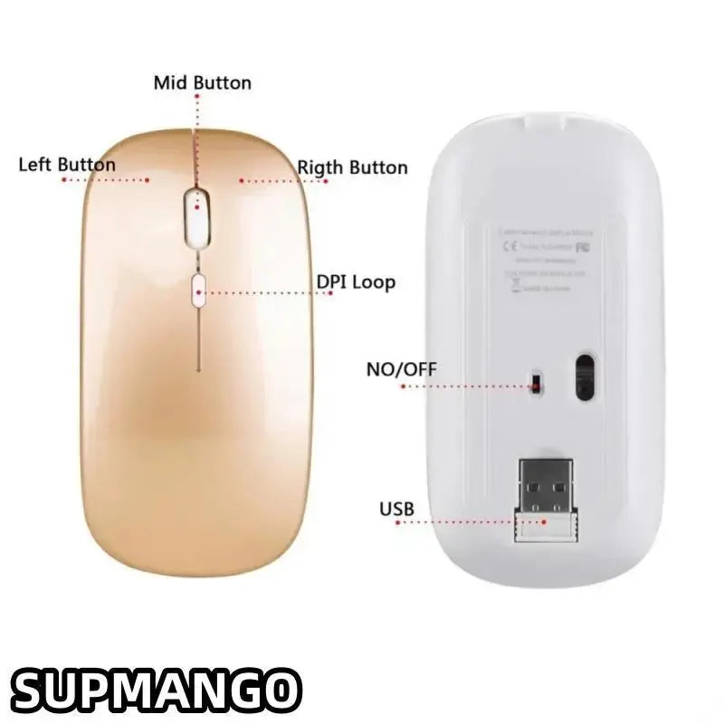 Rechargeable Wireless Gaming Mouse