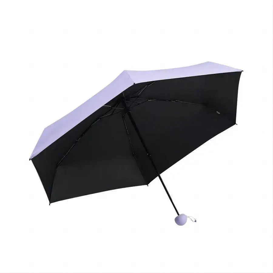 Mini Foldable Umbrella – Compact, Dual-Use with UV Protection