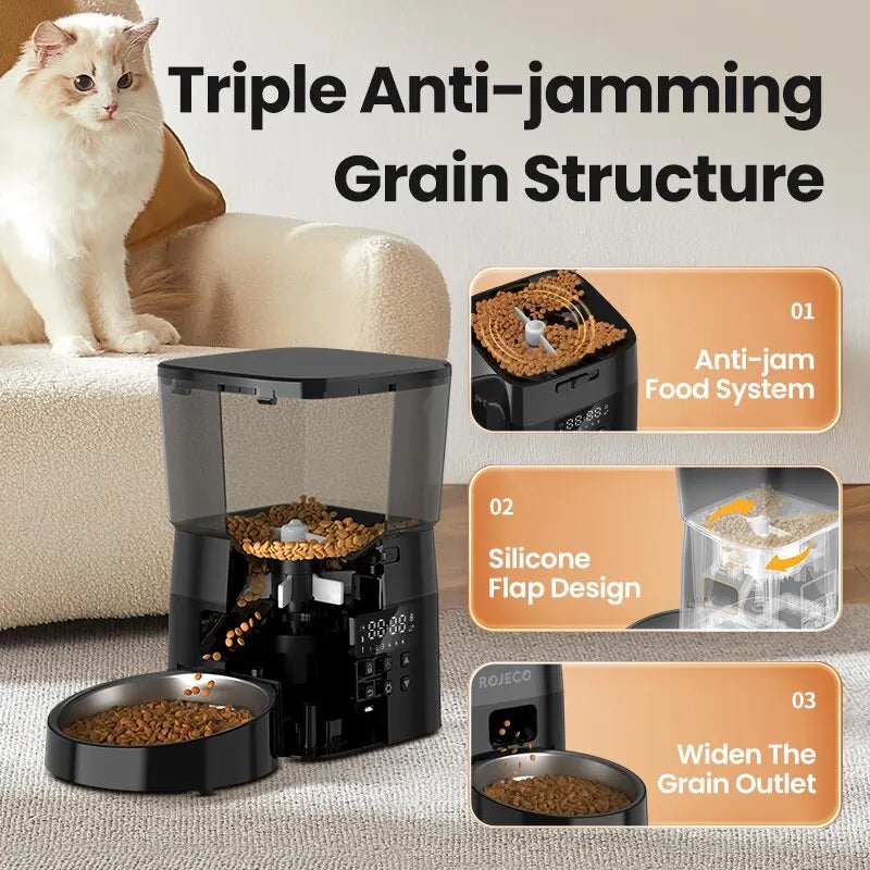 Automatic Food Dispenser for Cats and Dogs