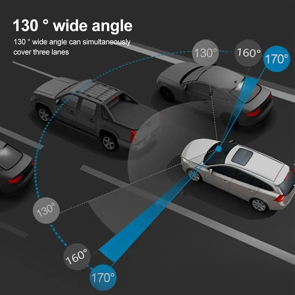 HD 2K WiFi Car Dash Cam with Voice Control & Night Vision