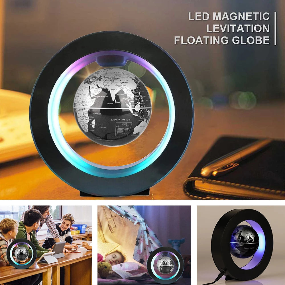 World Map Magnetic Levitation Globe