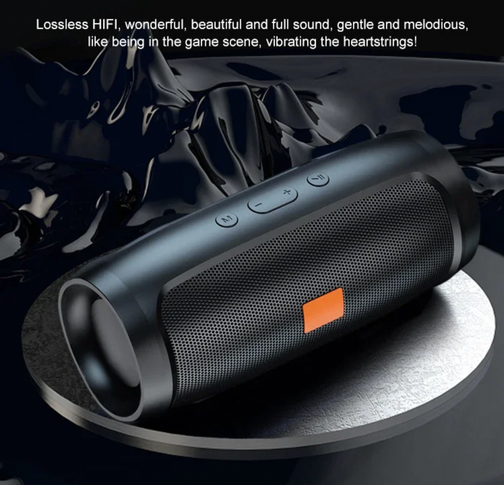 Portable Bluetooth Dual Speaker – Stereo Sound with Subwoofer