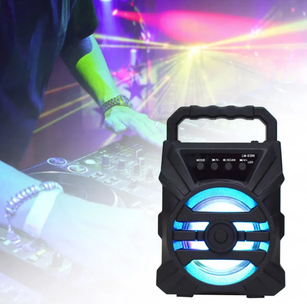 PowerPulse Wireless BT Speaker with Subwoofer & Karaoke Function