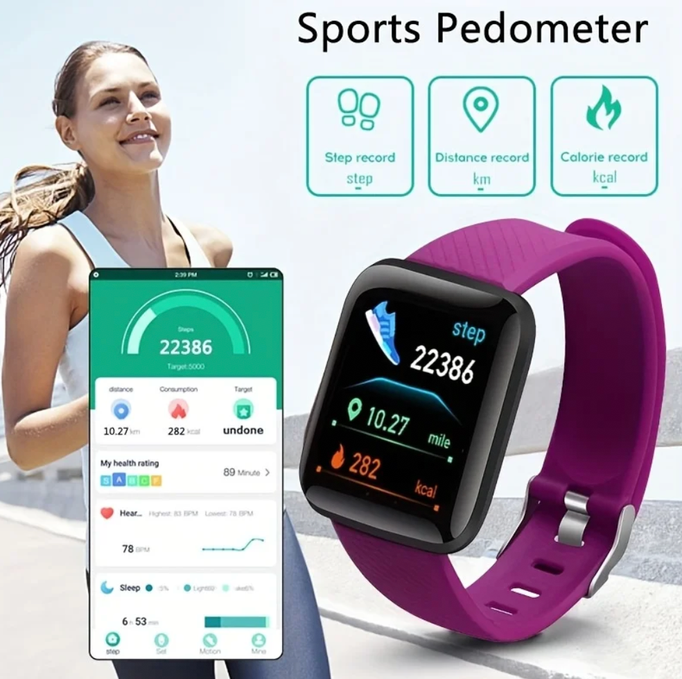 FitPulse Smartwatch – Fitness Tracker & Bluetooth Sports Bracelet