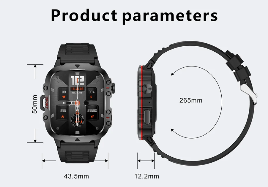 Outdoor Military Men's Smartwatch