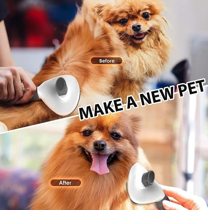 Self-Cleaning Pet Grooming Brush