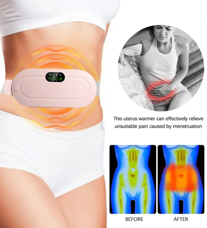 Portable Electric Waist Massager with Heating Pad