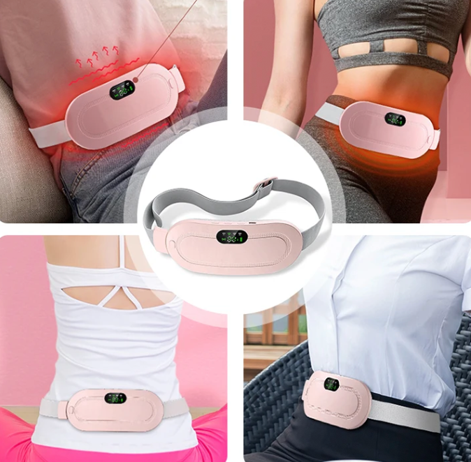 Portable Electric Waist Massager with Heating Pad