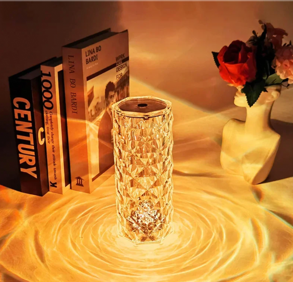 16 Colors LED Crystal Table Lamp