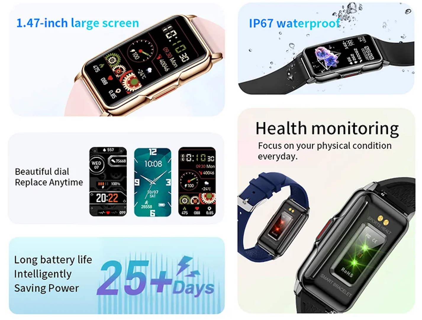 LIGE Smart Watch for Men & Women