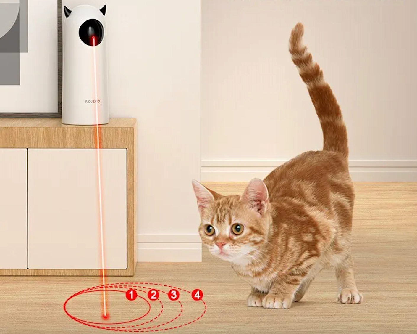 Interactive LED Laser Cat Toy