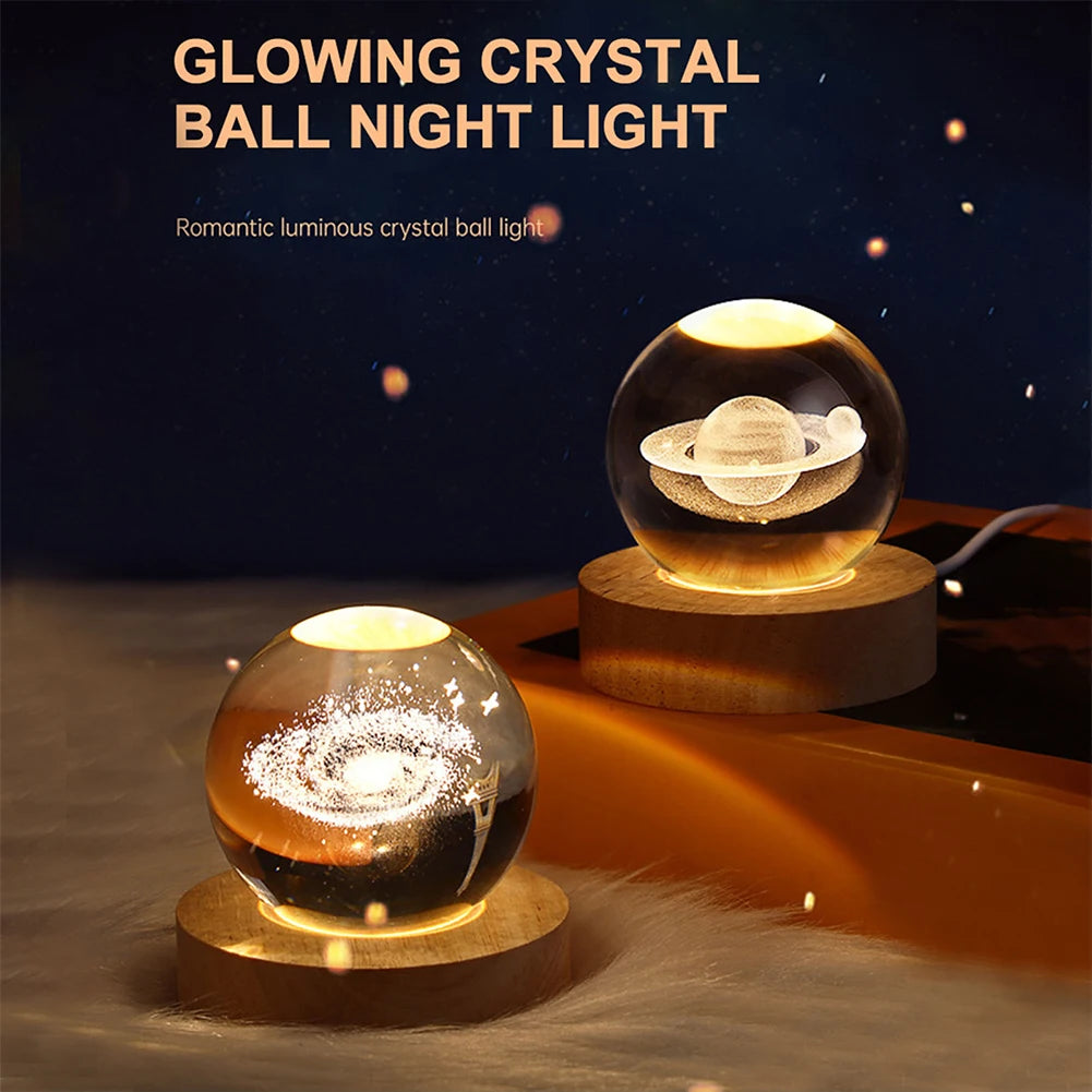 Crystal Ball Table Lamp