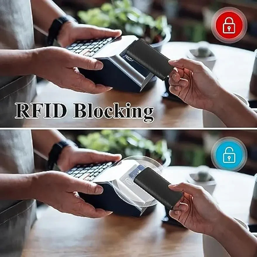 RFID Blocking Carbon Wallet